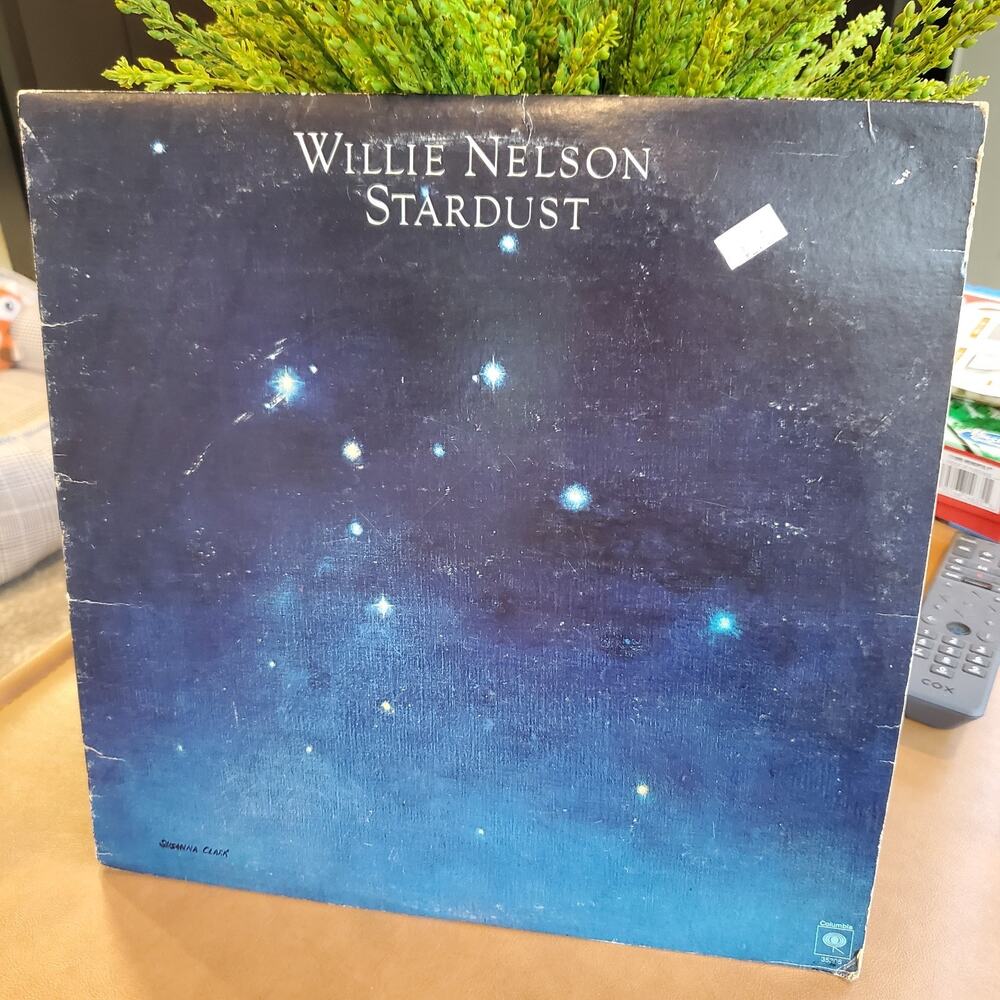 Willie Nelson Stardust LP 1978 Columbia JC 35305 CBS Promo Silver Stamp VG/VG+